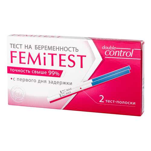 Тест EMiTEST Double control для определения беременности тест-полоска 2 шт. в Аптека Невис