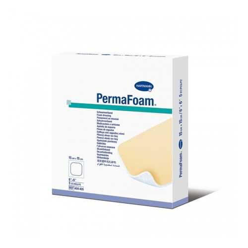 Губчатые повязки PermaFoam 15 см х 15 см 5 шт. в Аптека Невис