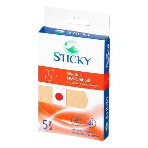 Пластырь мозольный Sticky 5 шт. в Аптека Невис