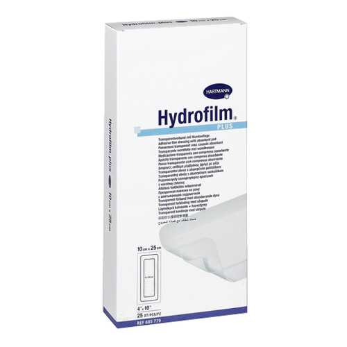 Повязка HARTMANN Hydrofilm plus с впитывающей подушечкой прозрачная 10 см х 25 см 25 шт. в Аптека Невис