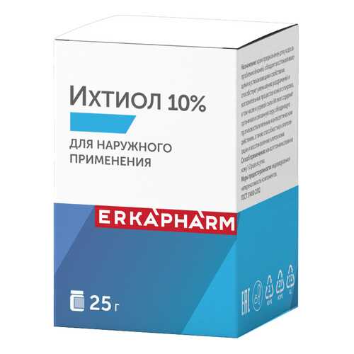 Ихтиол крем для наружного применения 10% 25 г в Аптека Невис