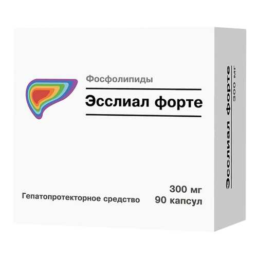 Эсслиал форте капсулы 300 мг №90 в Аптека Невис