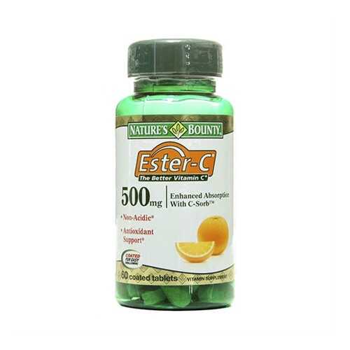 Nature's Bounty Ester-C 500 мг таблетки 60 шт. в Аптека Невис