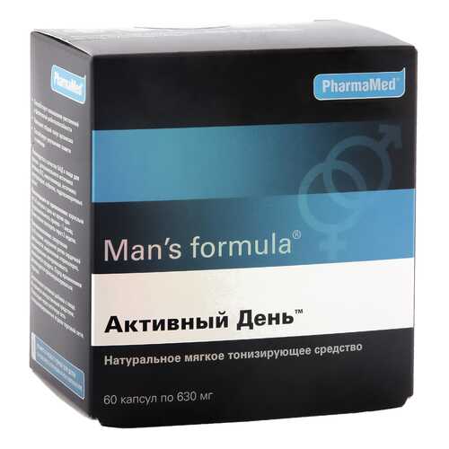 Man's formula PharmaMed активный день 60 капсул в Аптека Невис