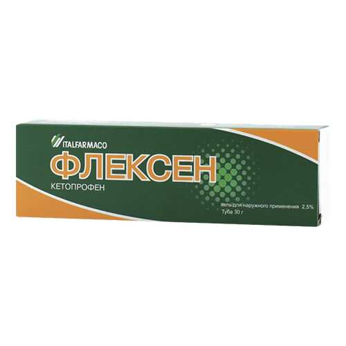 Флексен гель для наружн.прим.2,5% туба 30 г в Аптека Невис