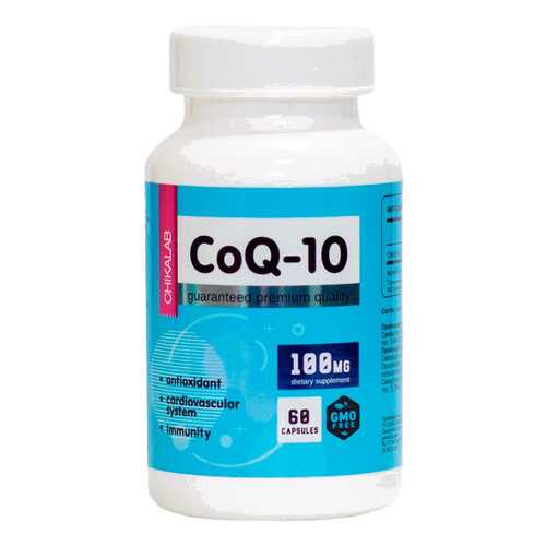 Коэнзим Q10 Chikalab BOMBBAR Co-Q10 100 мг капсулы 60 шт. в Аптека Невис