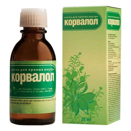 Корвалол капли для приема внутрь 25 мл в Аптека Невис