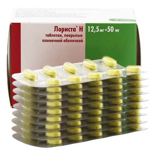 Лориста Н таблетки 12.5 мг+50 мг 90 шт. в Аптека Невис