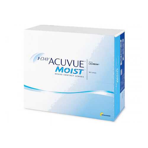 Контактные линзы 1-Day Acuvue Moist 180 линз R 8,5 -10,50 в Аптека Невис