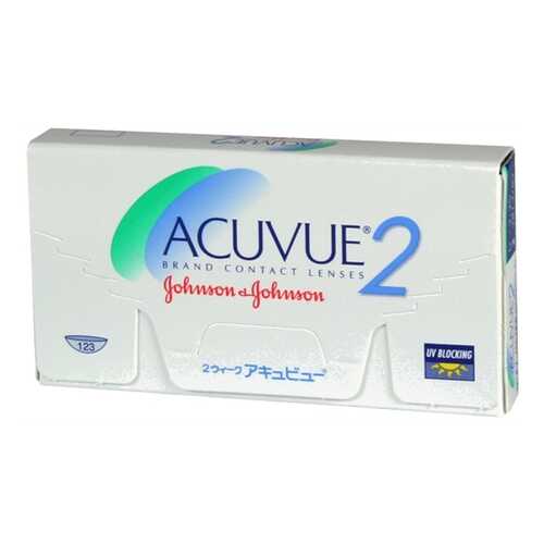 Контактные линзы Acuvue 2 6 линз R 8,7 -0,50 в Аптека Невис