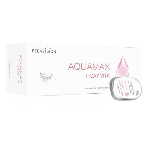 Контактные линзы Aquamax 1 Day Vita 30 линз R 8,6 -6,50 в Аптека Невис