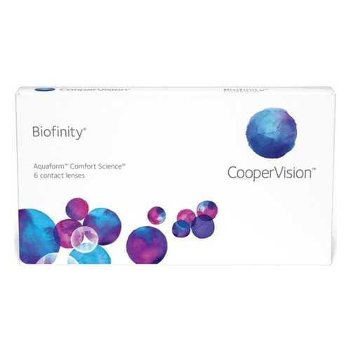 Контактные линзы Biofinity 6 линз +4,50 в Аптека Невис