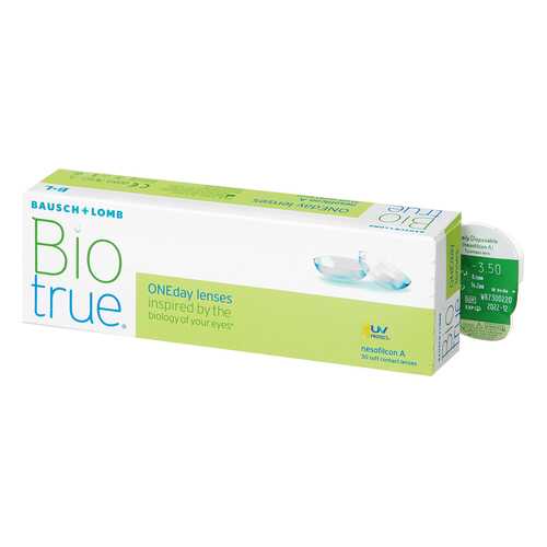 Контактные линзы Biotrue ONEday 30 линз -1,50 в Аптека Невис