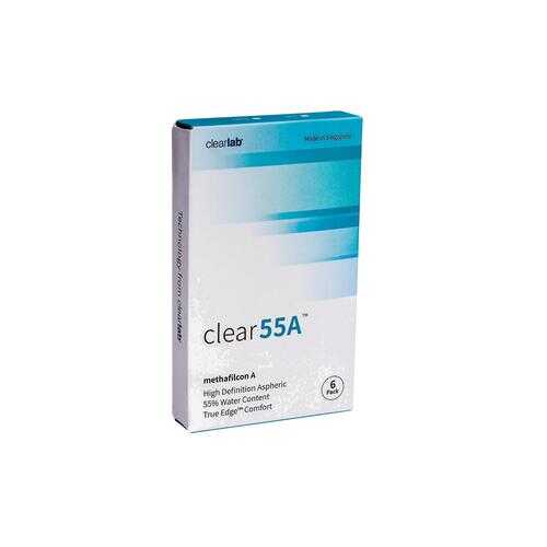 Контактные линзы ClearLab Clear 55 A 6 линз R 8.7 -01,00 в Аптека Невис