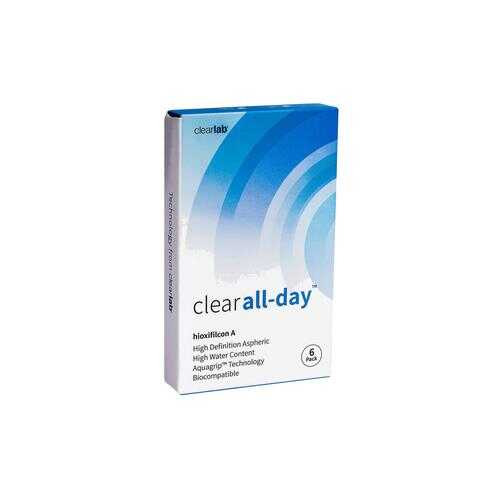 Контактные линзы ClearLab Clear All-Day 6 линз R 8.6 -01,50 в Аптека Невис