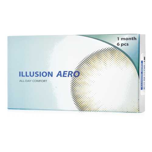 Контактные линзы ILLUSION Aero 6 линз R 8.6 -0.75D в Аптека Невис