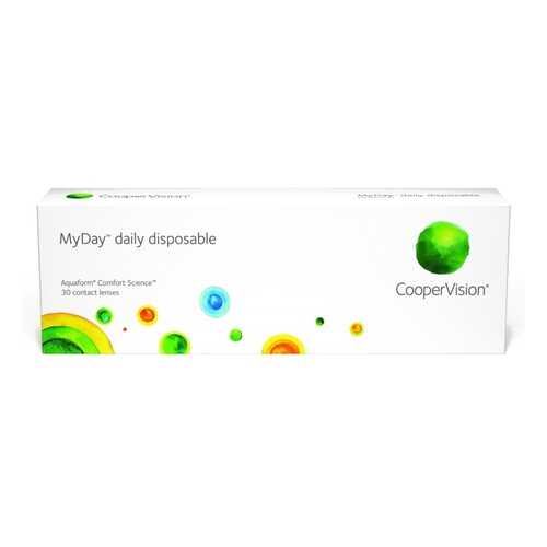 Контактные линзы MyDay Daily disposable 30 линз R 8,4 -3,25 в Аптека Невис