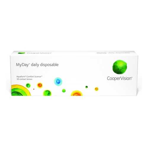 Контактные линзы MyDay Daily disposable 30 линз R 8,4 +6,00 в Аптека Невис