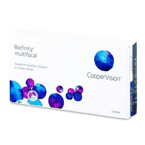 Линзы контактные CooperVision Biofinity multifocal 3 шт. -2,25/+1,50/D в Аптека Невис