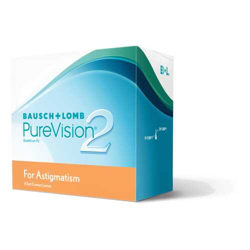 Контактные линзы PureVision 2 for Astigmatism 3 линзы -2,50/-0,75/10 в Аптека Невис