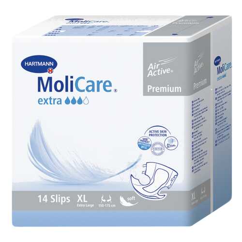 Подгузники для взрослых, XL, 14 шт. MoliCare Premium Extra в Аптека Невис