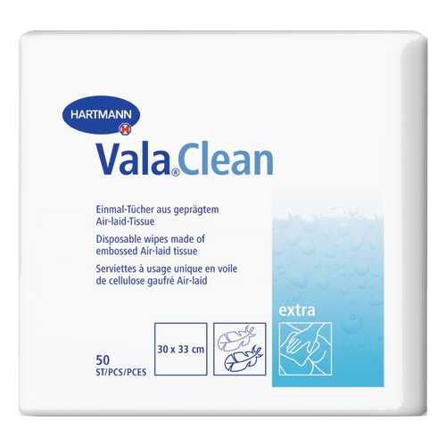 Одноразовые салфетки, 30х33 см, 50 шт. Vala Clean Extra в Аптека Невис