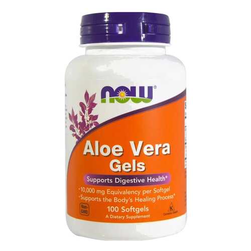 Добавка для здоровья NOW Aloe Vera Gels 100 капс. натуральный в Аптека Невис
