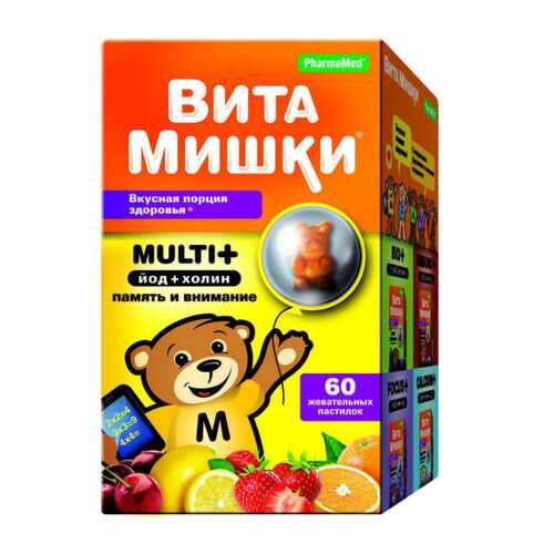 ВитаМишки Мульти+ пастилки жевательные №60 в Аптека Невис