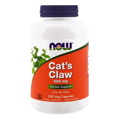 Добавка для иммунитета NOW Cat's Claw 250 капс. натуральный в Аптека Невис