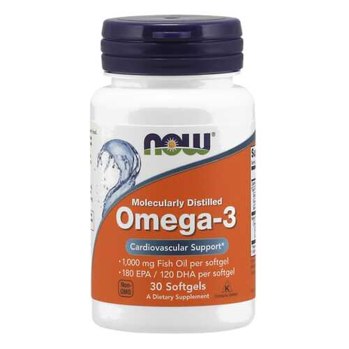 Omega-3 NOW 30 капс. в Аптека Невис