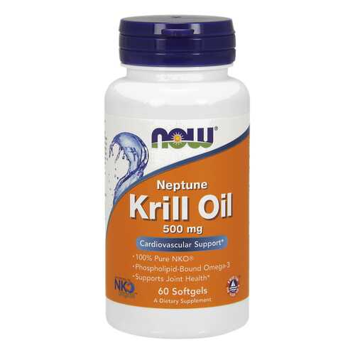 Omega 3 NOW Krill Oil Neptune 60 капс. в Аптека Невис
