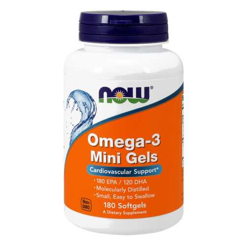 Omega-3 NOW Mini Gels 180 капс. в Аптека Невис