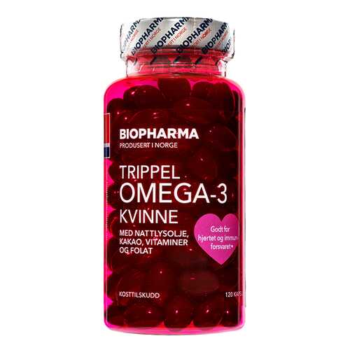Тройная Омега-3 Biopharma для женщин капсулы 120 шт. в Аптека Невис